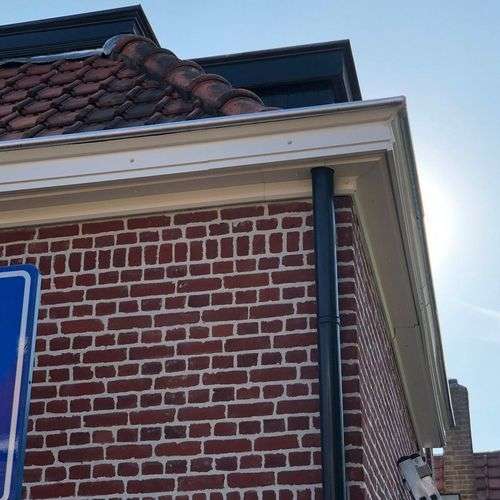 Foto van dakgoot in Steenbergen