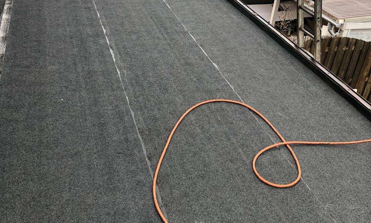 Nieuw bitumen dak aangelegd in Steenbergen