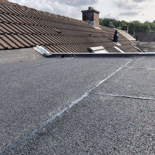 Nieuw plat dak gelegd in Steenbergen